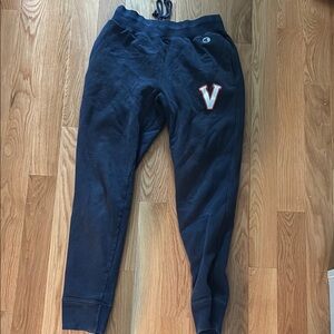 UVA Champion Blue Sweatpants with Elastic Waistband
